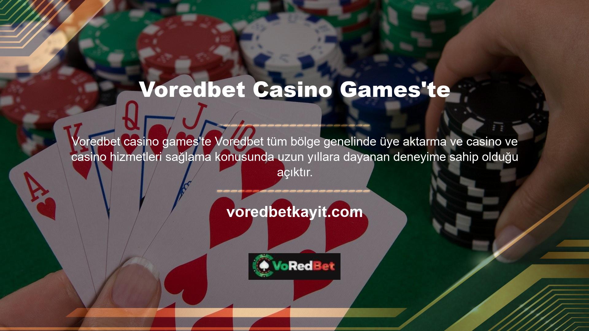 Kısa bir üyelik dönemini tamamladıktan sonra Voredbet casino hesabınıza en popüler yatırım tekniklerini kullanarak para yatırabilirsiniz